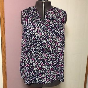 Torrid Print Sleeveless Blouse